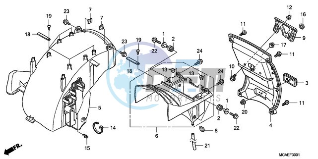 REAR FENDER (PREMIUM AUDI O)