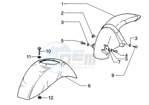 Zip 50 SP drawing Mudguard