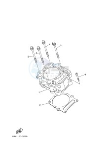 YXM700ES YXM700PSE VIKING EPS SPECIAL EDITION (1XP7) drawing CYLINDER