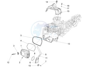 Sprint iGet 125 4T 3V ie ABS (APAC) drawing Cylinder head cover