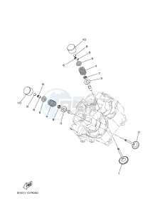 YFM700FWBD YFM70KPAJ KODIAK 700 EPS (B32K) drawing VALVE