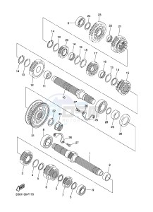 XVS1300CU XVS1300 CUSTOM (2SS3) drawing TRANSMISSION