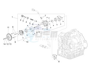 MGX 21 FLYING FORTRESS 1380 APAC drawing Oil pump