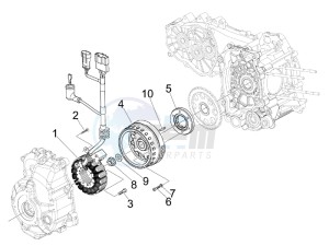 MP3 300 ie Touring drawing Flywheel magneto