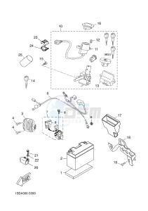 YP400RA X-MAX 400 ABS X-MAX (1SDA 1SDA 1SDA 1SDA) drawing ELECTRICAL 1