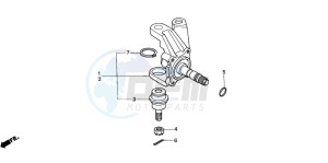 TRX350FE RANCHER 4X4 ES drawing KNUCKLE (1)