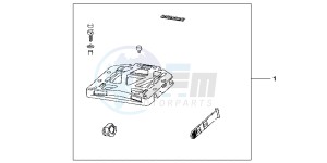 VT750C2BC drawing BL.REAR CARRIER