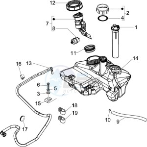 LX 125 4T ie E3 drawing Fuel Tank