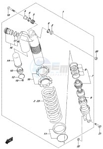 RM-Z450 drawing REAR SHOCK ABSORBER