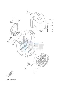 CW50 BOOSTER (2DW2 2DW2) drawing AIR SHROUD & FAN