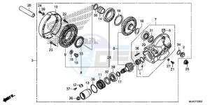 VT750C2BE Shadow - VT750C2B-E UK - (E) drawing FINAL DRIVEN GEAR