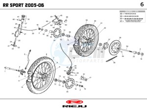 RR-50-YELLOW drawing WHEEL - BRAKES