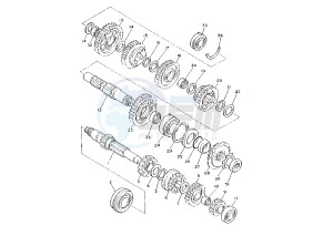 XJR 1300 drawing TRANSMISSION