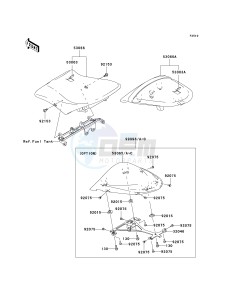 ZX 636 C [NINJA ZX-6R] (C1) C1 drawing SEAT