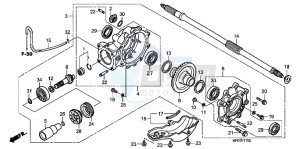 TRX500FEB drawing FINAL DRIVEN GEAR