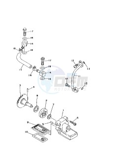 TZ 250 drawing OIL PUMP