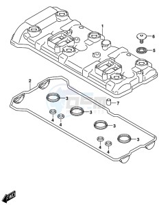 GSX-R1000 ARZ drawing CYLINDER HEAD COVER