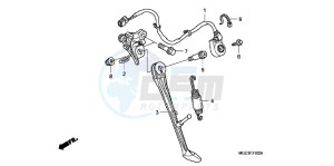 VFR1200FDB drawing STAND