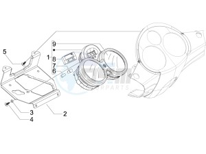 Carnaby 200 4t e3 drawing Meter combination - Cruscotto