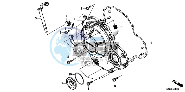 RIGHT CRANKCASE COVER