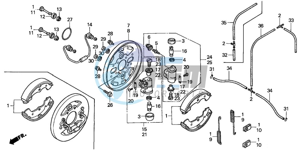 FRONT BRAKE PANEL