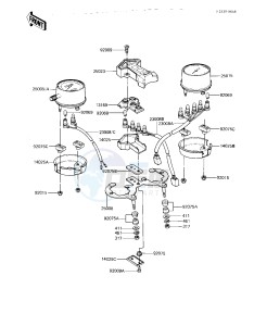 KZ 550 A (A3-A4) drawing METERS -- 82-83 A3_A4- -