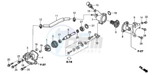 PES125R drawing WATER PUMP