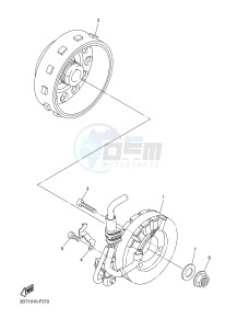 WR250R (32DR) drawing GENERATOR