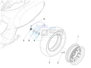 S 125 4T 3V E3 ie Taiwan drawing Rear Wheel