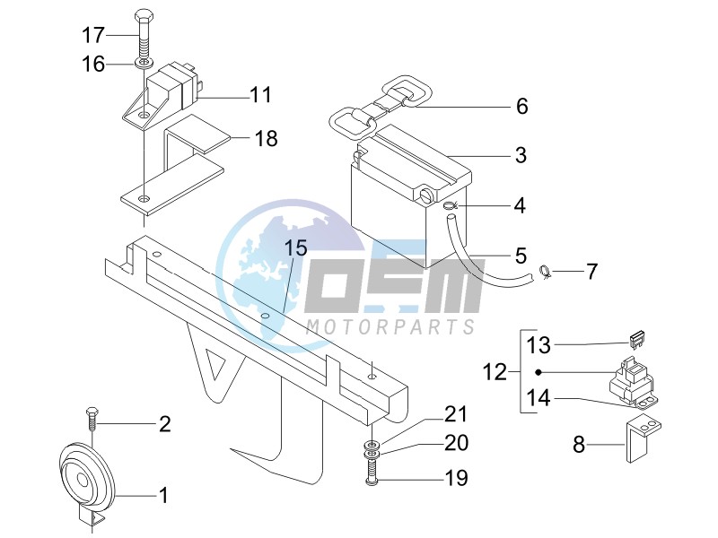 Remote control switches - Battery - Horn