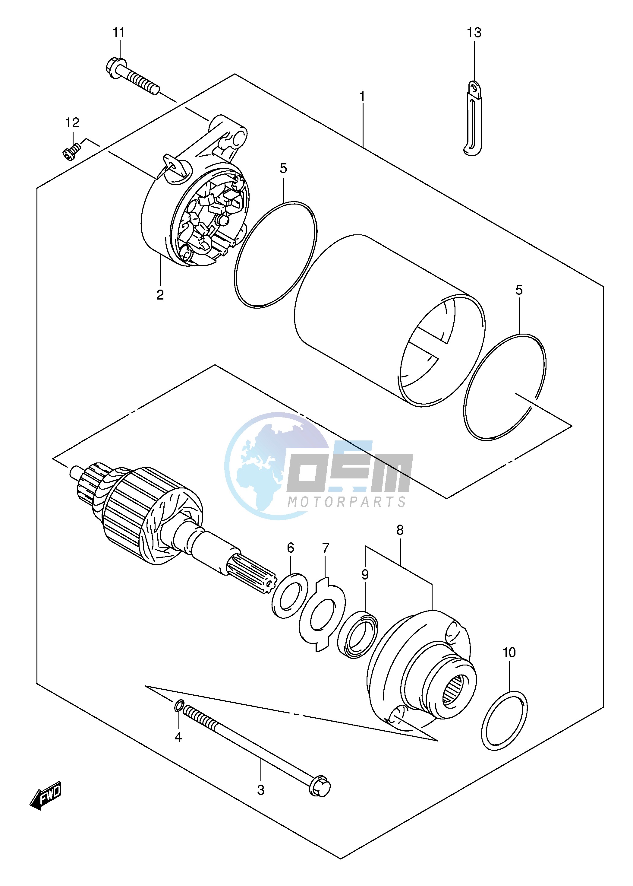 STARTING MOTOR