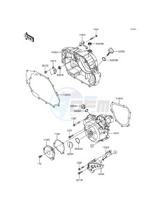 KLX125 KLX125CDS XX (EU ME A(FRICA) drawing Engine Cover(s)