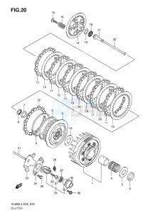 VL800 INTRUDER EU drawing CLUTCH