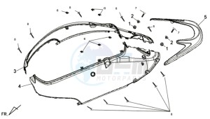 CELLO ALLO 125 drawing COWLING