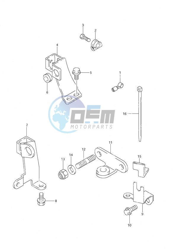 Remocon Cable Holder w/Remote Control