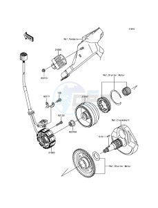 KLX450R KLX450AGF EU drawing Generator