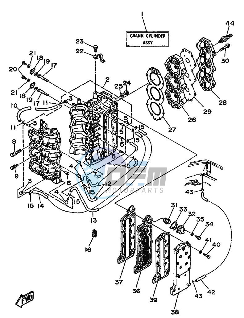 CYLINDER--CRANKCASE