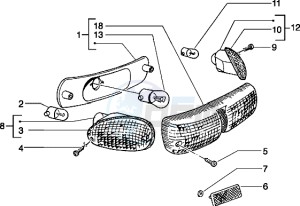 Typhoon 50 drawing Rear tail lamp