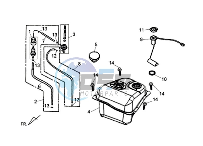 FUEL TANK - FUEL CUT