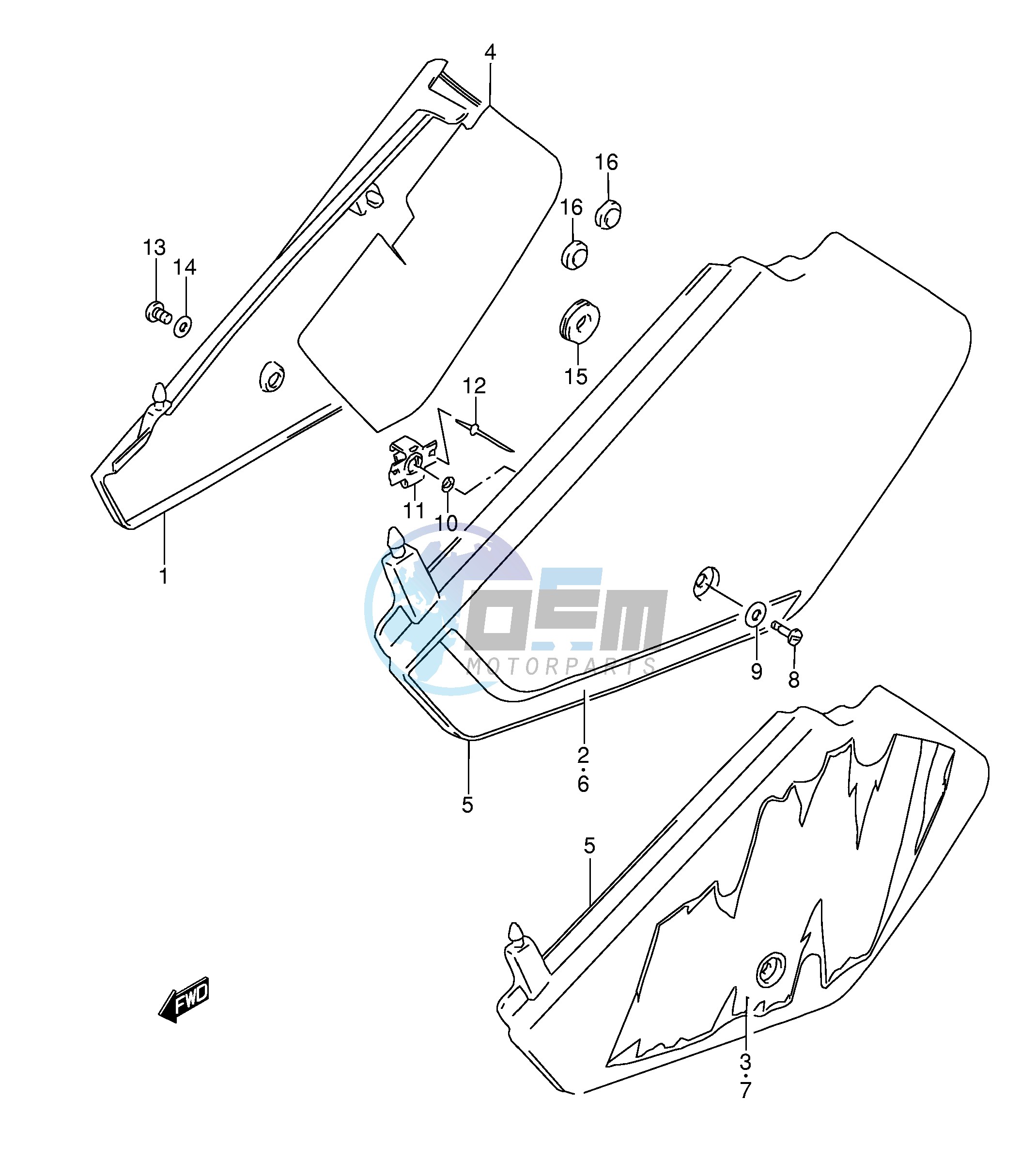 FRAME COVER (MODEL L M)