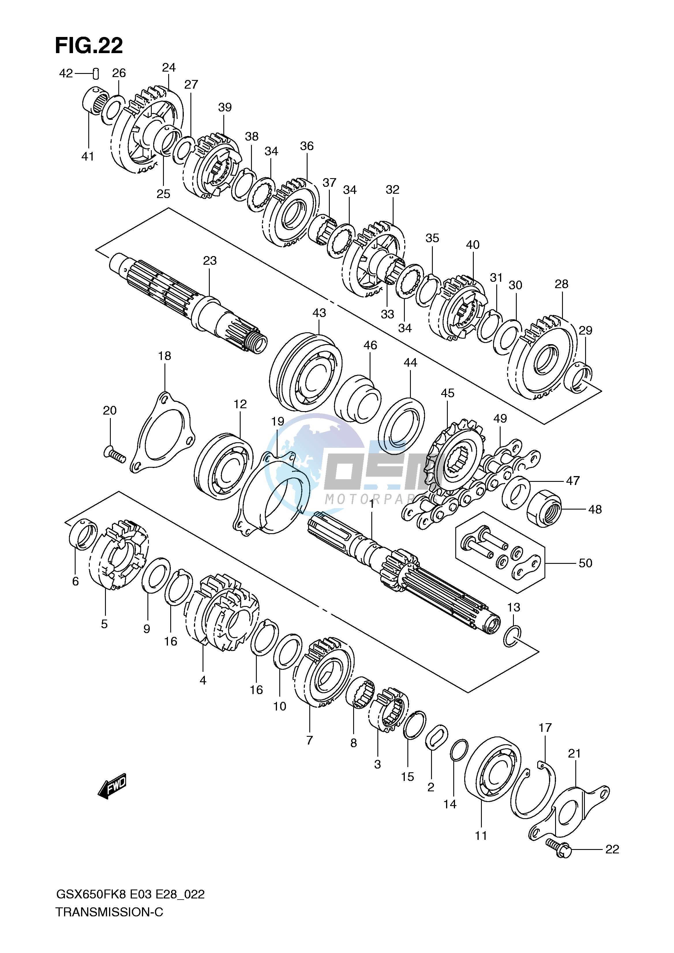 TRANSMISSION (MODEL K8)