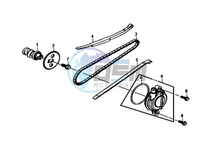 CHAIN / CHAIN TENSIONER  / CHAIN.