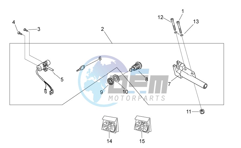 Lock hardware kit - Decals