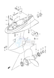 DF 140A drawing Gear Case