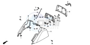 CN250 drawing TRUNK COVER