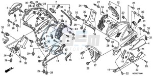 ST1300A9 Australia - (U / ABS MME) drawing LOWER COWL