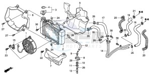 SH125 drawing RADIATOR