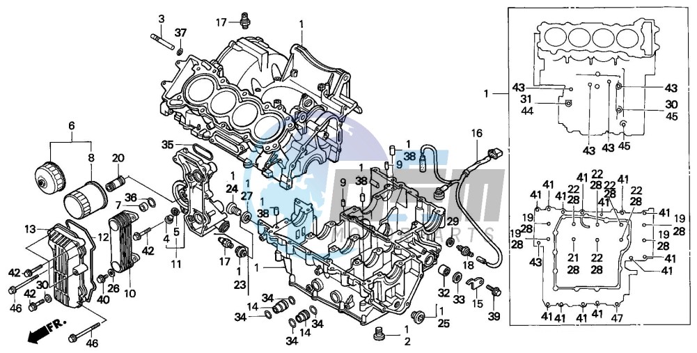 CRANKCASE SET