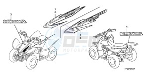 TRX90XE TRX90 Europe Direct - (ED) drawing MARK ( TRX90EX8/ X9/ XB/ XC/ XD/ XE)