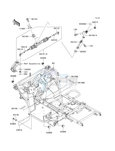 KAF 400 B [MULE 600] (B6F-B9F) B7F drawing FRAME